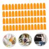 100pcs Anti-Skid Rubber Finger Sleeves Durable Protective Cover for Everyday Use Comfortable Fit for Home and Work Reusable and Easy to Clean view 3