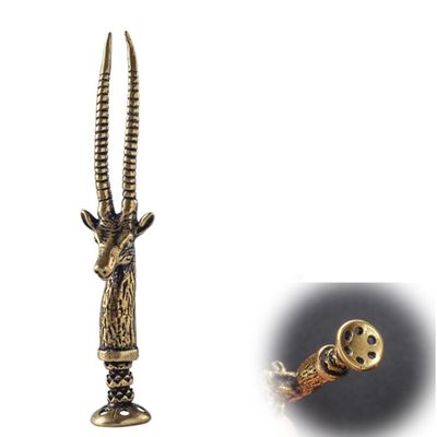to bacco Pipe Tamper Tools Pipe Pressure Rod Vintage Engraved Pipe Accessories Cleaner Tamper Tool Suitable for Bar Table Ornaments (Iron Ram)