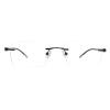 LAMBBAA Accessories Reading Glasses Women Men Small Face Computer fashion Lightweight Retro framed Frames(black,+2.75Magnification) view 1