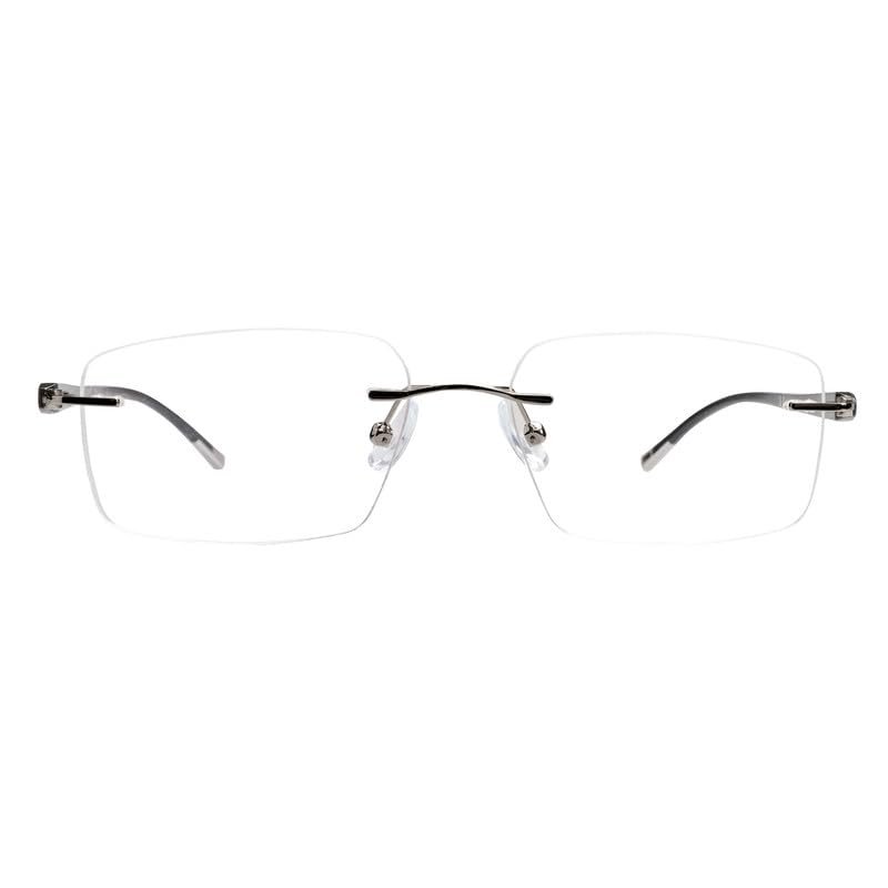 LAMBBAA Accessories Reading Glasses Women Men Small Face Computer fashion Lightweight Retro framed Frames(grey,+4.50Magnification)
