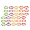 Alipis 50pcs Flower-shaped Disposable Paper Plates Boys and Girls Birthday Party Supplies Floral Dinnerware for Parties Picnics Home Use Lightweight Design Random Colors Each Pack view 1