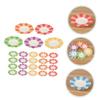 Alipis 50pcs Flower-shaped Disposable Paper Plates Boys and Girls Birthday Party Supplies Floral Dinnerware for Parties Picnics Home Use Lightweight Design Random Colors Each Pack view 3