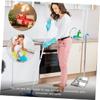 FOMIYES Stainless Steel Dustpan and Brush Dustpan Handle for Cleaning Home Office Duster for Kitchen view 2