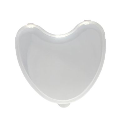 KOMBIUDA Case Box Cleaning and Storage Plastic Case Heart Shape Design for Beauty