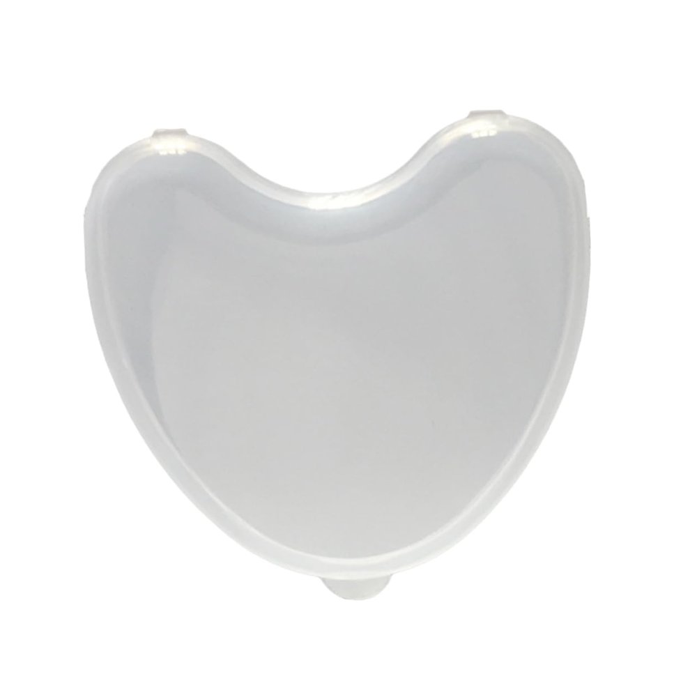 KOMBIUDA Case Box Cleaning and Storage Plastic Case Heart Shape Design for Beauty