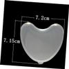 KOMBIUDA Case Box Cleaning and Storage Plastic Case Heart Shape Design for Beauty view 3