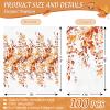 100Pcs Fall Leaves Guest Napkin Watercolor Autumn Disposable Paper Napkins Rustic Dinner Hand Napkin for Thanksgiving Harvest Bathroom Supplies view 2