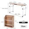 Danneon Overbed Table Chair Table, Adjustable Desktop Angle and Height, Mobility Overbed Trolley Computer Laptop Study Desk for Home Bedroom (Size : C) view 4