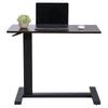 Danneon Over Bed Sofa End Table, Mobile Laptop Table Computer Desk, Height Adjustable Bedside Table, 80x40cm, Black view 2