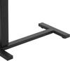 Danneon Over Bed Sofa End Table, Mobile Laptop Table Computer Desk, Height Adjustable Bedside Table, 80x40cm, Black view 4
