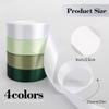 4 Rolls Green Ribbon 1inch Satin Ribbon Assortment Sage Green Ribbon Teacher Ribbon for Crafts Ribbon Flowers White Satin Ribbon Floral Ribbon Teacher Appreciation Ribbon Happy Birthday Ribbon view 2