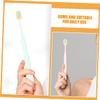 GLEAVI 9pcs Extra Soft Bristle Toothbrushes for Adults Gentle Care Household Toothbrushes Wide Brush Design Comfortable Cleaning for Gums and Teeth view 4