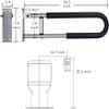 Botabay Handicap Grab Bars Rails 29.5 Inch Toilet Handrails Bathroom Safety Bar Hand Support Rail Handicapped Handrail Accessories for Seniors Elderly Disabled Mounted Bath Grips view 2