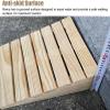 EliteBloom Portable Wooden Threshold Ramp for Doorway 2"" 3"" 4"" 5"" 6"" Rise, Non-Slip Surface Durable Entry Ramp for Home/Garden Step/Sheds Doors (38.8X35X15Cm/15.2X13.8X6In) view 2