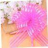 ULDIGI 10 Pack Yarn Pull Bows Wedding Decor Bows Large Size Present Thicker and Sturdy for Christmas Party and Home Decor view 3