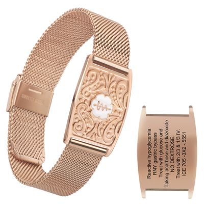 BURISSKY Adjustable Custom Medical Alert Bracelets for Women Men with Free Engraving,Personalized ID Emergency Identification Waterproof Stainless steel Wristbands