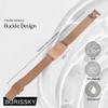 BURISSKY Adjustable Custom Medical Alert Bracelets for Women Men with Free Engraving,Personalized ID Emergency Identification Waterproof Stainless steel Wristbands view 2
