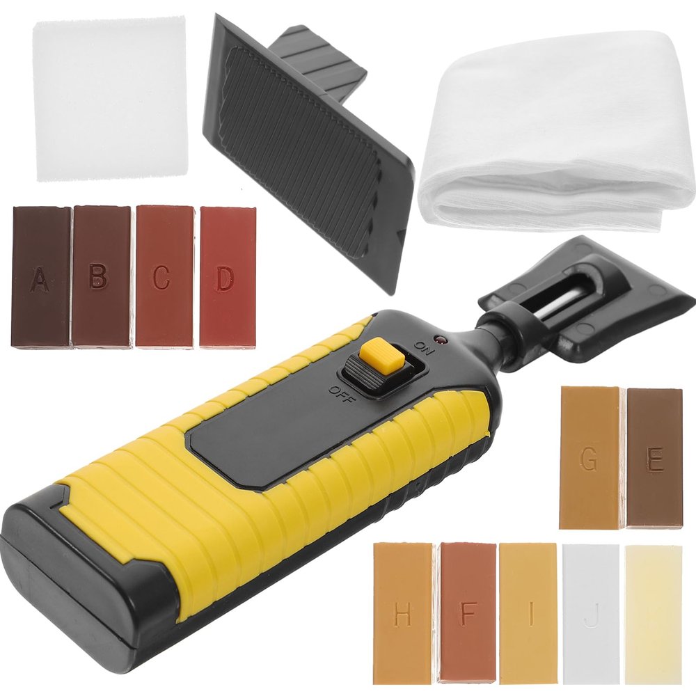 Cabilock Laminate Floor Repair Floor Scratch Remover Wax Blocks Fast Heating Technology Easy to Use