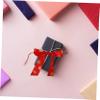 PLAFOPE 4rolls Christmas Ribbon Decor of Festive Ribbons Red Snowman Patterns for Crafts Wrapping Holiday Decorations for Parties and Seasonal Decor view 3