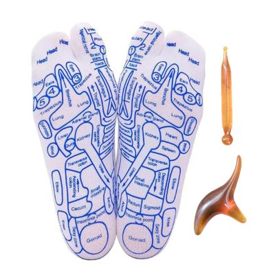 2024 New Acupressures Reflexology Sock Foot Massage Socks Set|Reflexology Socks with Massage Tool,Acupressures Reflexology Foot Massage Socks,Reflexology Foot Massage Socks Kit for Relief at Home