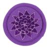 BESTonZON 1pc Handmade Singing Bowl Pad Embroidered Cushion for Meditation Small Purple for Studios and Buddhist Sound Bowl Decoration view 1