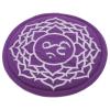BESTonZON Tibetan Handmade Singing Bowl Mat Durable Embroidery Cushion for Meditation Purple Coaster for Sound Healing and Relaxation for Buddha Hall Decor view 1