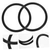 BESTonZON 2pcs Sound Bowl Rubber Rings Music Bowl Cushions for Meditation Prevents Slipping Knocking for Buddhist Instruments Home Decor view 4