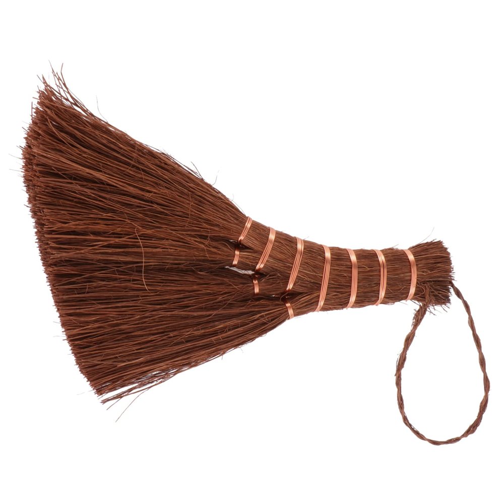 1pc Mini Palm Broom Natural Palm Household Cleaning Tool for of Furniture Beds and Kitchen Surfaces Lightweight and Practical Design