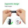SNIME Pill Dispenser Pill Holder Keychain, Stainless Steel Pill Case, Outdoor Emergency Pill Box, 2 Pack Pill Organizer for Daily Camping (Color : Black and Sliver) view 3