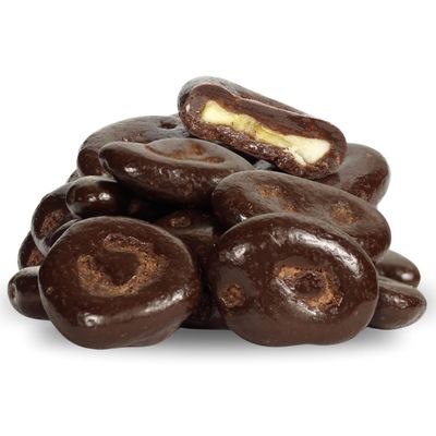 Dark Chocolate Covered Banana Chips by Its Delish, 12 Oz bulk Bag | Gourmet Dark Chocolate Banana Chips, Healthy Snacks Chocolate Fruit, USA Made, Vegan, Kosher