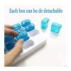 SNIME Pill Dispenser Pill Box, 31 Day Pill Case Detachable Airtight Daily Pill Holder,Compact Travel Medicine Pods, Quick Refill and Easy Open (Size : 1 time a Day) view 2