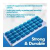 SNIME Pill Dispenser Pill Box, 31 Day Pill Case Detachable Airtight Daily Pill Holder,Compact Travel Medicine Pods, Quick Refill and Easy Open (Size : 1 time a Day) view 3
