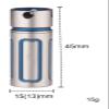 SNIME Pill Dispenser Titanium Pill Holder Keychain,Waterproof Travel Portable Pill Container Cases,Outdoor EDC Emergency Medicine Storage (Size : Style 6) view 2