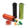 SNIME Pill Dispenser Pill Case Keychain, Aluminum Alloy Pill Holder, Portable Medicine Vitamin Tablet Organizer, BPA Free Metal EDC Pendant Pill Box (Size : 3 pcs) view 1