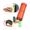 SNIME Pill Dispenser Pill Case Keychain, Aluminum Alloy Pill Holder, Portable Medicine Vitamin Tablet Organizer, BPA Free Metal EDC Pendant Pill Box (Size : 3 pcs) view 3