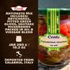 Conte Calabrian Antipasto Starter - Artichokes, Green Olives, Shiitake, Oil & Vinegar Blend, 100% Natural Ingredients, Imported from Italy - Jar, 290g view 2