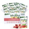 bfruitful Freeze-Dried Strawberry Banana, Freeze Dried Fresh Fruit Bites, Gluten Free, Vegan, Dairy Free, Kosher, No Sugar Added, Non GMO, Healthy Snacks for Kids or Adults, 0.56 oz Single-Serve Snack Packets, 12 Pack view 1