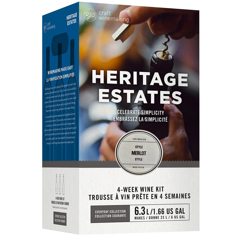 Wine Ingredient Kit - Heritage Merlot Wine Ingredient Kit