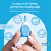 Dropsafe Ergolance Safety Lancet, 25 Gauge, 1.8mm, Pressure Activated Blood Testing, for Normal to Thick Skin, Sterile, Single-Use, 100ct Box view 2