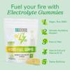 Zhou Hydro-Fuel Gummies - Electrolyte Gummies, Hydration Salt Chews with Sodium, Potassium & Magnesium Chewables, Energy & Endurance for Women & Men - Lemon Lime, 60 Veggie Gummies view 3