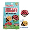 Boo Boo Buddies Kids Adhesive Bandages, Kids Self-Adhesive Sterile Bandages Pack for Toddler Girls & Boys, Adults First Aid, Protect Scrapes and Cuts | 24 Pcs (Ladybug + Bee) view 2