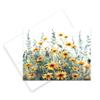 Aria Rae Design Yellow Wildflower Greeting Cards, Set of 12, Blank cards with envelopes, all occasion cards, notecards, greeting card assortment, Cute flower cards, blank inside view 4