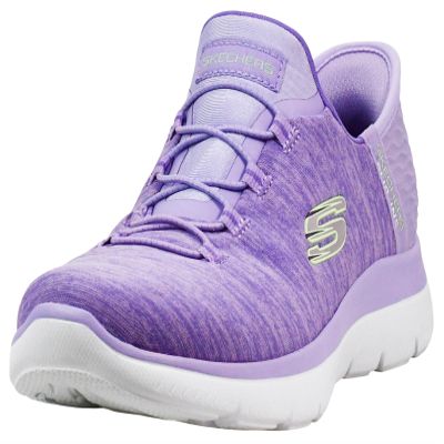 Skechers Women's Hands Free Summits Dazzling Haze, Lavender, 6 M US