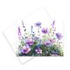 Aria Rae Design Purple Wildflower Greeting Cards, Set of 12, Blank Inside, All Occasion view 3
