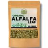 ZeeHERBS Organic Alfalfa Leaf 4 oz. (113g) Pack, USDA Certified Organic Alfalfa Leaf Herb Loose Leaf Tea, Premium Quality Medicago Sativa Herb, Cut & Sifted, Alfalfa Tea Leaves view 1