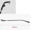 CHMADO Eyeglasses Temple,Ear Hook Holder Grip,1 Pair Metal Eyeglass Temples Nose Bridge Replacement Kit 1-Hole Rimless Glasses Repair Parts Kit, Grey, Parent view 4