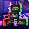 Adecortalk Video Game Party Favor Boxes-16 PCS Gamer On Theme Gifts Boxes for Boys Kid Birthday Decorations Video Game Controller Shape Goodie Candy Bags Gamer Party Supplies view 4