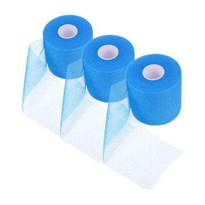 Milisten 3rolls Athletic Wraps Sports Wrap Bandages for Badminton Racket Grip Finger Protection Foam Wrist Protective Tapes
