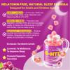 5HTP Gummies for Adults & Kids 8+, Melatonin Free Gummies with Magnesium Glycinate, GABA, L-Glycine, Ashwagandha, Vitamin B6 for Delicious Zzzs, Brain & Muscle Relaxation, 0 Sugar 60 Count (Pack of 1) view 3