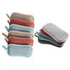 10pcs Kitchen Dish Cleaning Sponges Thick Cotton-Linen Household Scrub Sponges for Efficient Dishwashing Oil Removal and Versatile Use Pans Bowls and Cups view 1